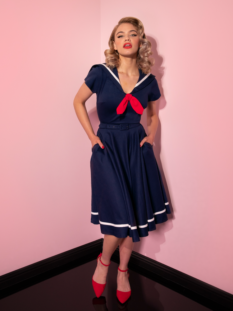 Stay Puft Vintage Sailor Swing Dress ...